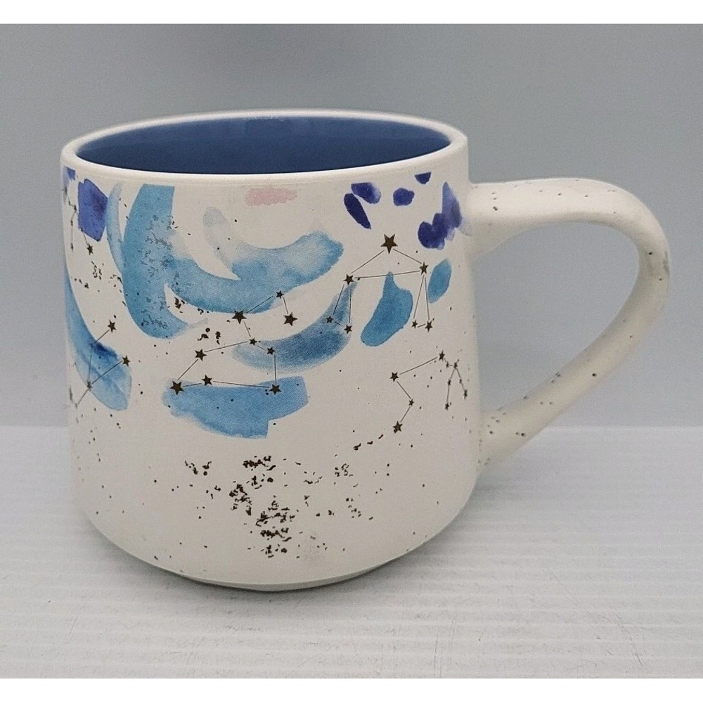 Stay Wild Moon Child‎ Coffee Mug Tea Cup Celestial Star Charts Blue and White